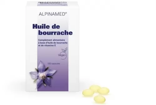 Alpinamed Huile Bourrache 200 capsules