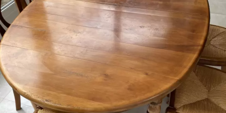 Table en Merisier avec 6 chaises Merisier
