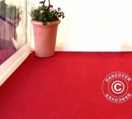 Teppich 2x12m Rot, 400g
